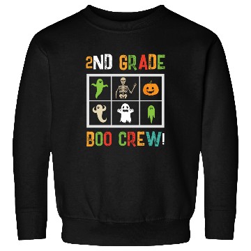 Discover 2nd Grade Boo Crew, Teacher Halloween Sweatshirts
