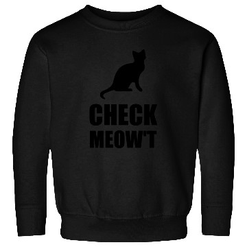 Discover Check Meow Cat Sweatshirts