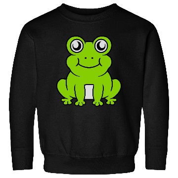 Discover Small sitting cute frog Sweatshirts