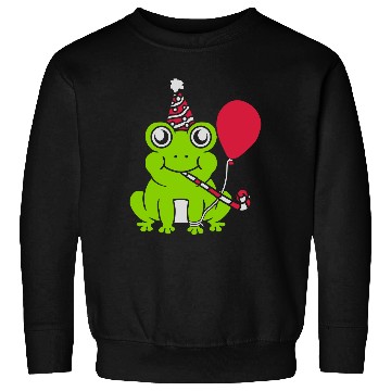Discover Birthday celebrate party frog Sweatshirts