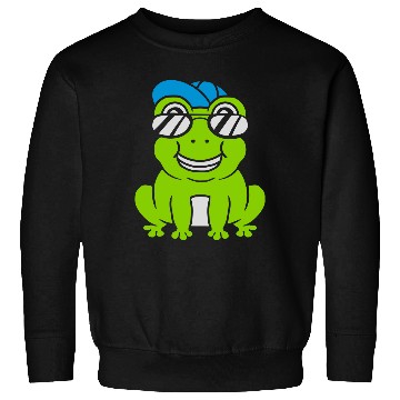 Discover Sunglasses Cap Frog Boy Sweatshirts