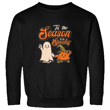 Discover Cute Spooky Pumpkin Ghost Halloween Season Sweatshirts
