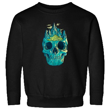Discover Funny Skull Nature Hiking Team Sweatshirts