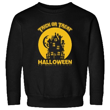 Discover Trick or Treat Halloween Sweatshirts Design