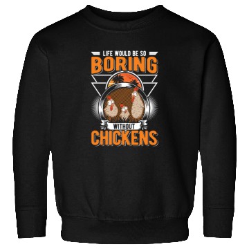 Discover Chickens Gift Farmer Chicken Coop Sweatshirts