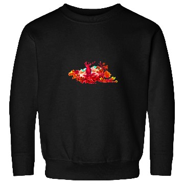 Discover Deer Swamp Illustrate Sweatshirts
