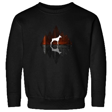 Discover Doberman abstract - Geometry Dog Triangle Sweatshirts