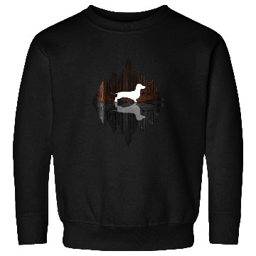 Discover Dachshund abstract - Geometry Dog Triangle Sweatshirts