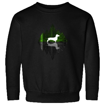 Discover Dachshund abstract - Geometry Dog Triangle Sweatshirts