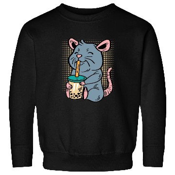 Discover Rat Bubble Tea Tea Lover Gift Sweatshirts