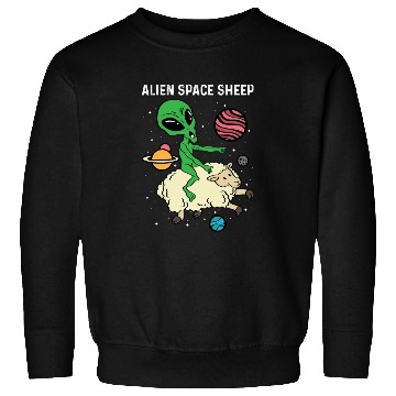 Discover Alien Space Sheep Astronaut Or Space Pilot Gift Sweatshirts