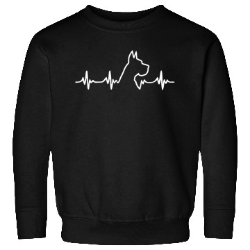 Discover Great Dane Heartbeat Sweatshirts