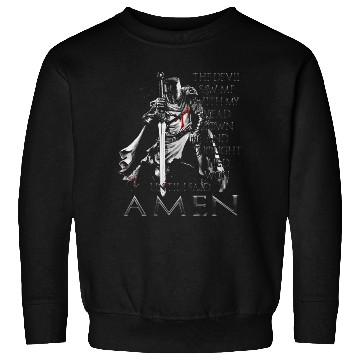Discover The Crusader The Devil Saw Me Knight Templar Sweatshirts
