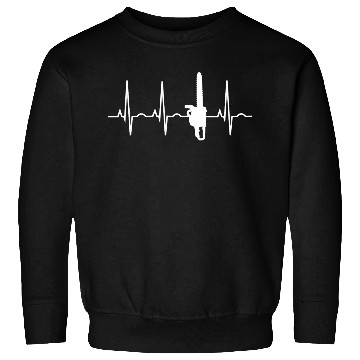 Discover Lumberjack Chainsaw Heartbeat Arborist Sweatshirts
