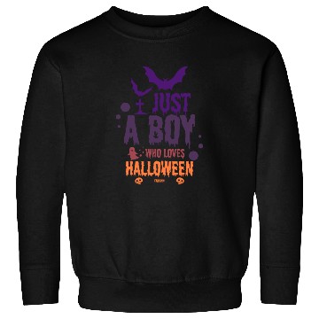 Discover Only a boy who loves Halloween Sweatshirts