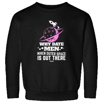 Discover Aerospace woman universe rocket Planet Sweatshirts