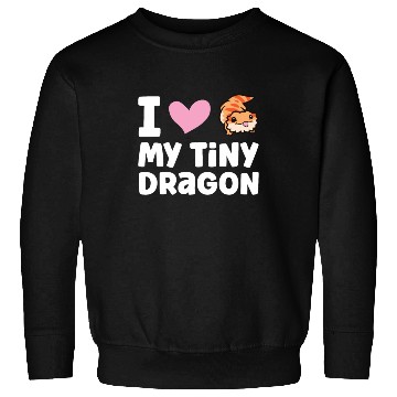 Discover I Love My Tiny Dragon Reptile Pogona Lizard Sweatshirts