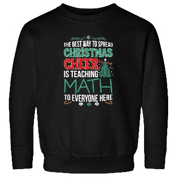 Discover Math Teacher Christmas Cheer Sweatshirts