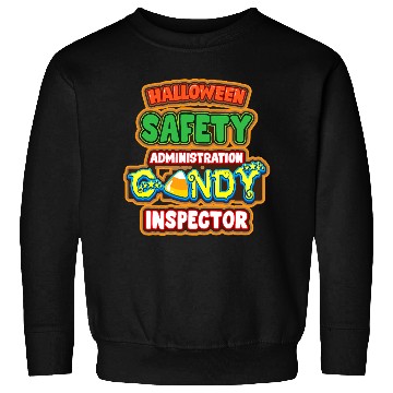Discover Halloween Costume Halloween Safety Candy Inspector Sweatshirts