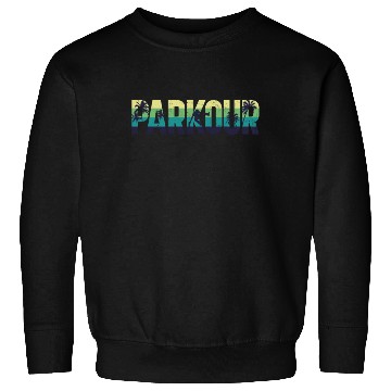 Discover Parkour Free Running Traceur Retro Sweatshirts