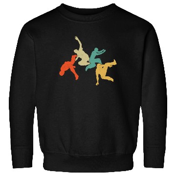 Discover Parkour Free Running Traceur Retro Sweatshirts