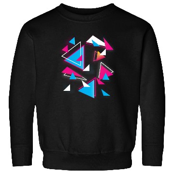 Discover Vaporwave Geometric Aesthetic Vaporwave Triangles Sweatshirts