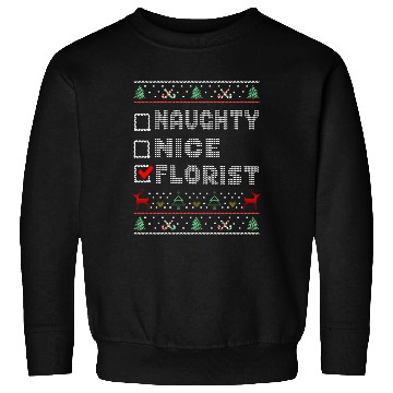 Discover Naughty Nice Florist, Matching Christmas Group Sweatshirts