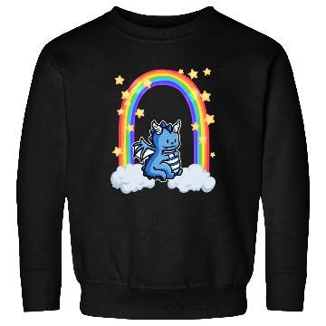 Discover Dragon rainbow cloud stars Sweatshirts