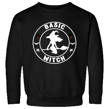 Discover Basic Witch for Halloween 2022 Design at the Top Sweatshirts