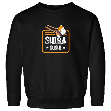 Discover Shiba Sushi Japanese Foodie I Love Sushi Eater Sweatshirts