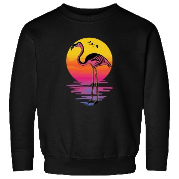 Discover Flamingo Sunset Beach Lover Gift Sweatshirts