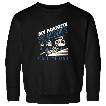 Discover Skiing Dad Skier Father Gift Sweatshirts