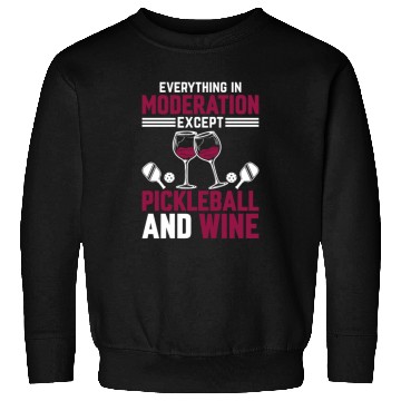 Discover Playing Pickleball Tennis Paddleball Pickleball Pl Sweatshirts