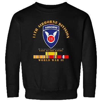 Discover 11th Airborne Division Raid at Los Baños WWII wPAC Sweatshirts