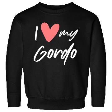 Discover Womens I Love My Gordo Gift Woman Man Wife Husband Sweatshirts