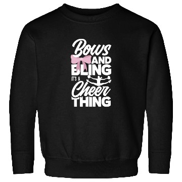 Discover Bows And Bling It's A Cheer Thing Cheerleading Sweatshirts