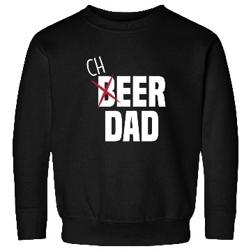 Discover Funny Cheer Dad Cheerleading Dad Beer Sweatshirts