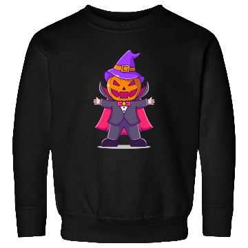 Discover Vampire With Pumpkin Head - Halloween Sweatshirts