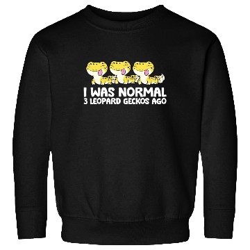 Discover Leopard Gecko Keeper I Was Normal 3 Leopard Sweatshirts