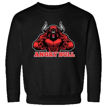 Discover Angry Bull Design Sweatshirts
