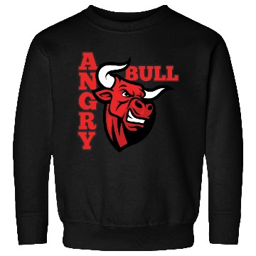 Discover Angry bull Face Sweatshirts