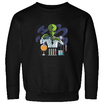 Discover Psychedelic Alien Lab Technician Gift Sweatshirts