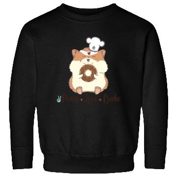 Discover peace love bake Sweatshirts