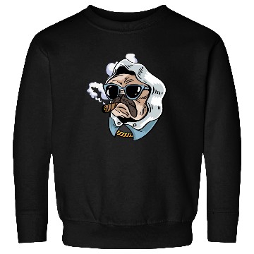 Discover Pug King Smoker Gift Sweatshirts