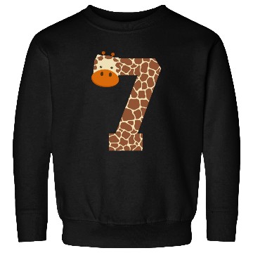 Discover Seven Year Old Giraffe Costume 7th Birthday Gift Sweatshirts