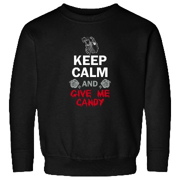Discover Halloween Keep Calm Candy Sweatshirts