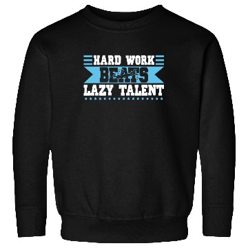 Discover Swimmer Swimming Hard Work Beats Lazy Talent Sweatshirts