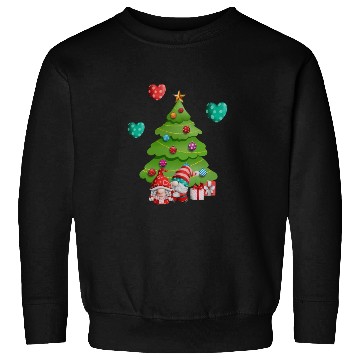 Discover christmas is love, gnomes, christmas tree, love Sweatshirts