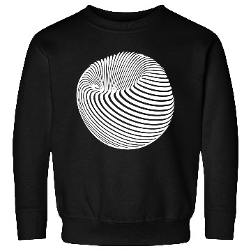 Discover Geometric Sphere Body With Stripes Sweatshirts