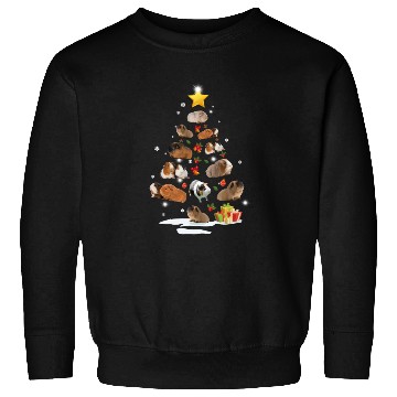 Discover Guinea Pig Christmas Tree Xmas Funny Gift Sweatshirts